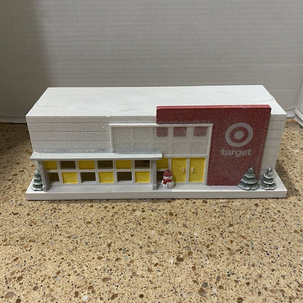 Target Bullseye Playground Christmas 2024 Light Up LED Village With Snowman